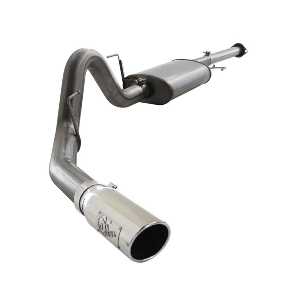 aFe MACHForce XP SS Exhaust 3in Cat-Back w/4.5in Polished Tip 11-14 Ford F150 Ecoboost V6 3.5Ltt 49-43067-P aFe