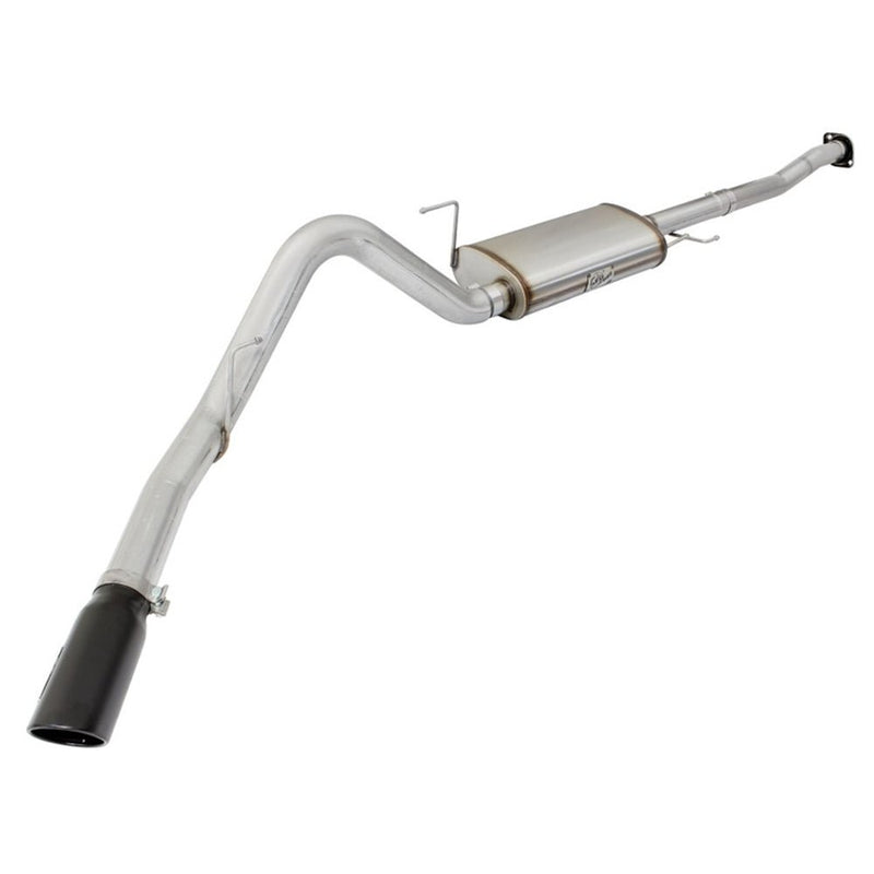 aFe MACHForce XP SS Exhaust 3in to 3.5in Cat-Back w/ Black Tip 15 Ford F-150 EcoBoost V6 2.7/3.5Ltt 49-43068-B aFe