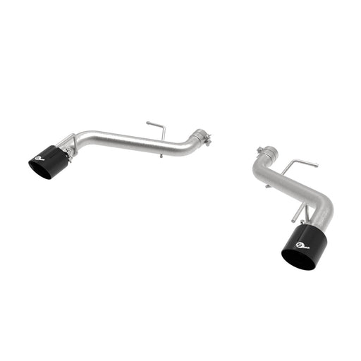 aFe POWER MACH Force-Xp 2.5in Axle-Back Exhaust System 16-20 Chevrolet Camaro SS V8 6.2L - Black 49-44118-B aFe
