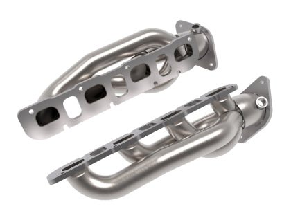 aFe Power Twisted Steel 304SS Shorty Header 2021 Ram 1500 TRX V8-6.2L (uncoated) 48-32030 aFe