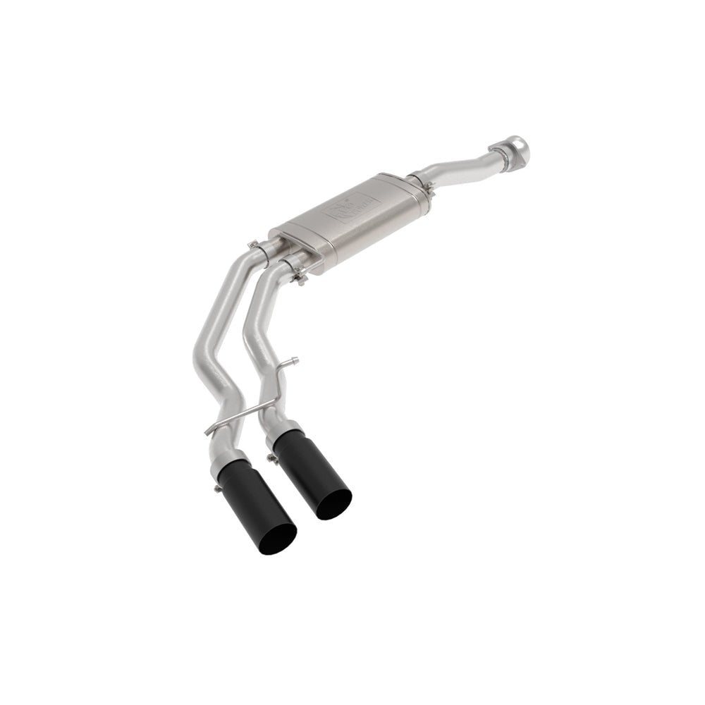 aFe Rebel 3in 409 SS Cat-Back Exhaust 2021 Ford F-150 V6 2.7L/3.5L (tt)/V8 5.0L w/ Black Tips 49-43128-B aFe