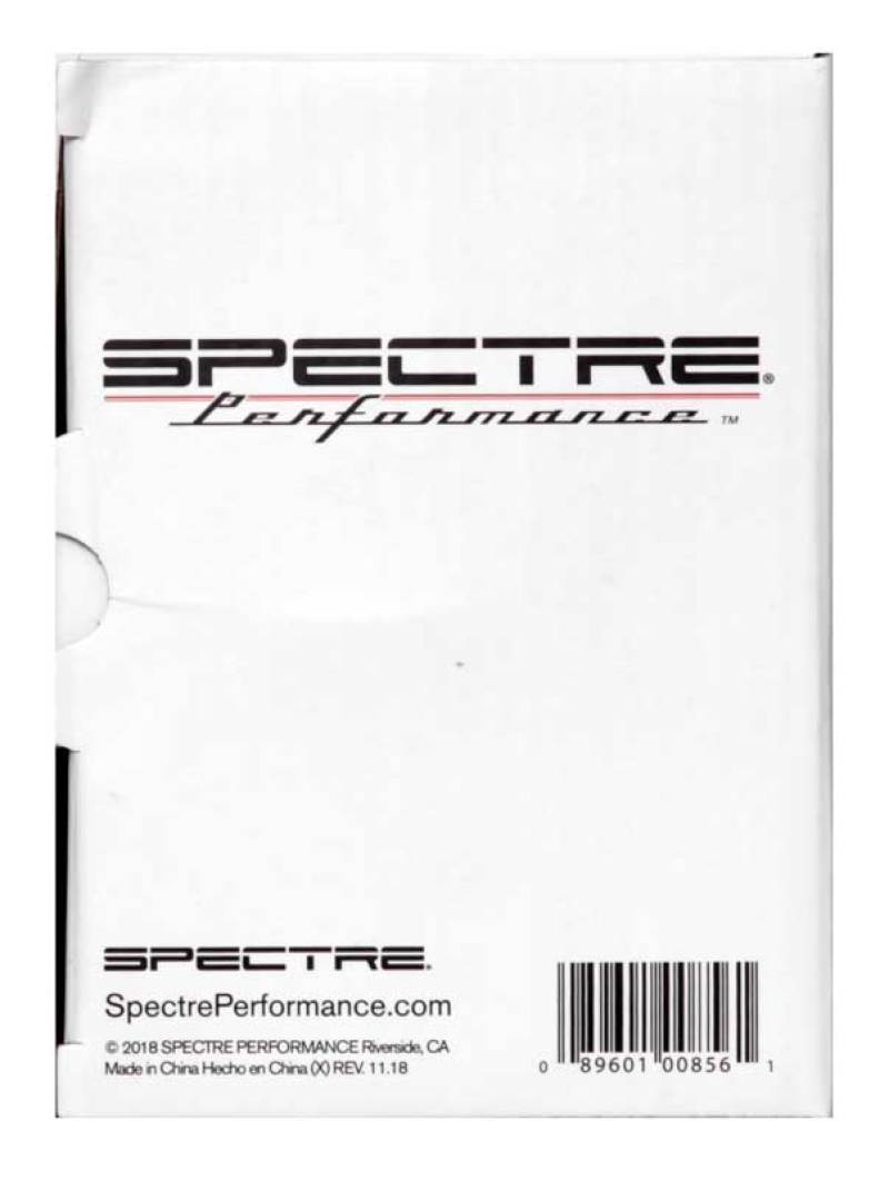 Spectre Universal Intake Tube Kit 3in. - Aluminum - Black Spectre Aluminum Tubing