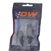 DeatschWerks 6AN Female Swivel 180-Degree Hose End PTFE (Incl Olive Insert) - Anodized Matte Black DeatschWerks Fittings