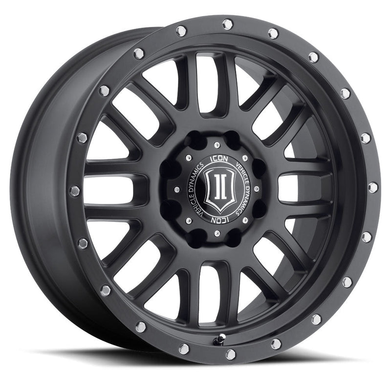 Alpha / Black with Black Ring ICONVEHICLE Autoparts