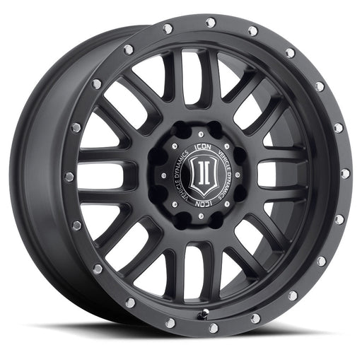 Alpha / Black with Black Ring ICONVEHICLE Autoparts