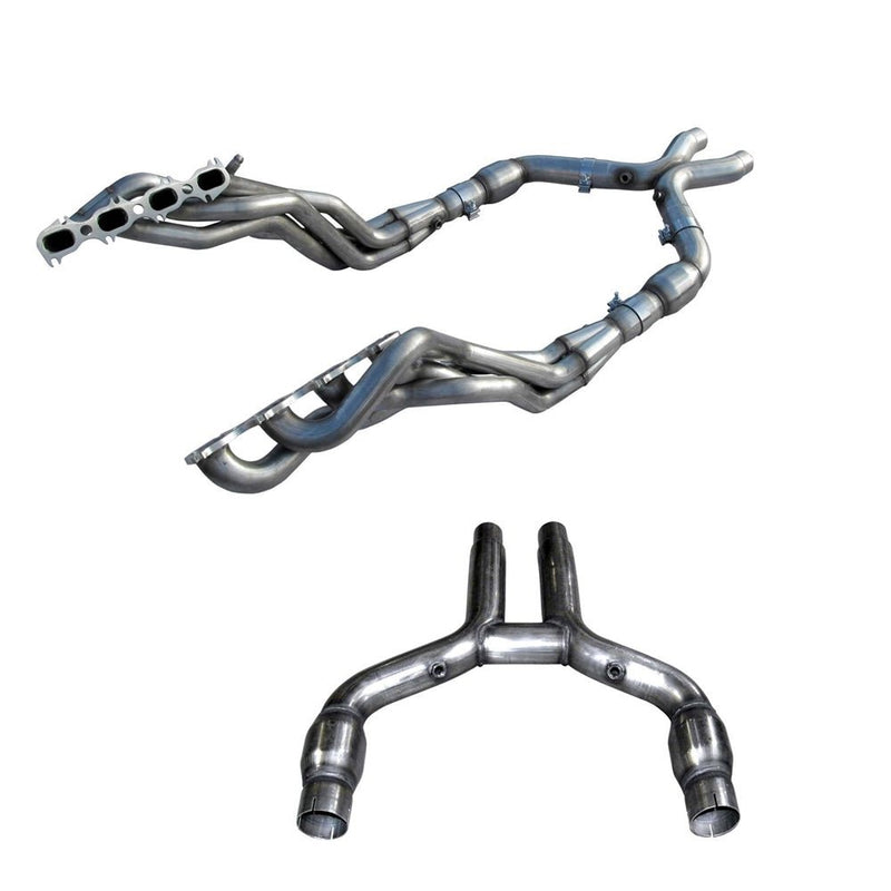 ARH 2011-2012 Ford Mustang Shelby GT500 1-7/8in x 3in Long System w/ Cats & H-Pipe MTSH5-11178300LSHWC AMERICAN RACING HEADER