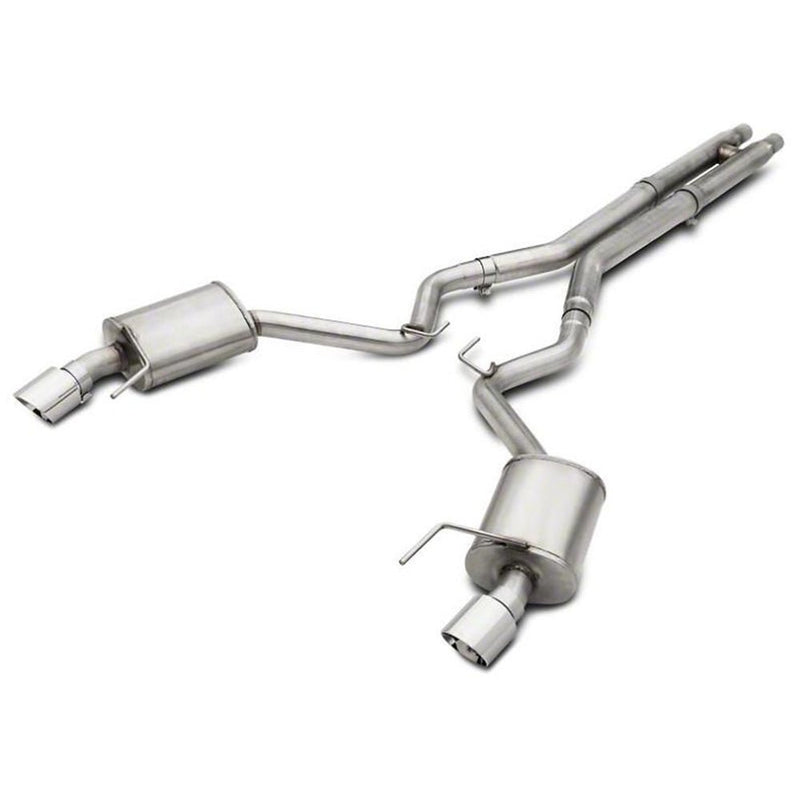 ARH 2015+ Ford Mustang 5.0L Coyote 2-1/2in x 2-1/2in Catback w/ H-Pipe MTC5-15212CTBK AMERICAN RACING HEADER