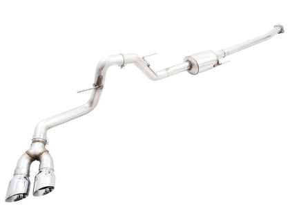 Special Order: AWE 0FG 21+ Ford F150 Dual Side Exit Cat-Back Exhaust- 4.5in Chrome Silver Tips 3015-22067