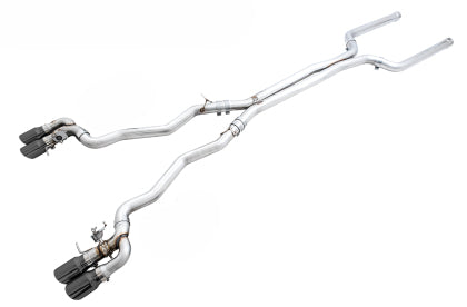 AWE Tuning 18-19 BMW F90 M5 SwitchPatch Cat-Back Exhaust- Black Diamond Tips 3025-43066