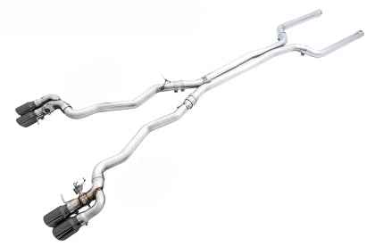 AWE Tuning 18-19 BMW F90 M5 SwitchPatch Cat-Back Exhaust- Black Diamond Tips 3025-43066 BMW