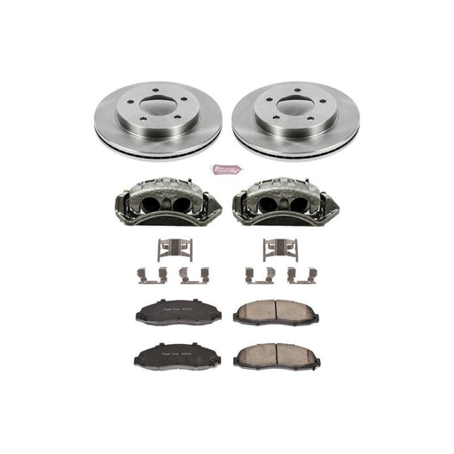 Power Stop 97-03 Ford F-150 Front Autospecialty Brake Kit w/Calipers PowerStop Brake Kits - OE