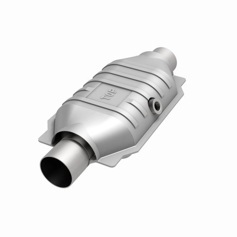 MagnaFlow Universal Catalytic Converter 2.5 Midbed O2 CA OBDII Ul Magnaflow Catalytic Converter Universal