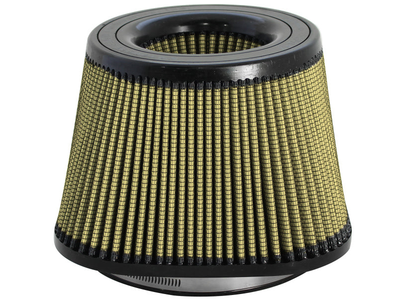 aFe Magnum FLOW Universal Air Filter w/Pro GUARD7 7-1/8IN F x (8-3/4 x 8-3/4 )IN B x 7IN T x 5-3/4IN aFe Air Filters - Universal Fit