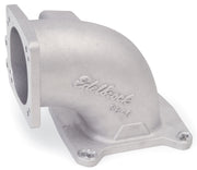 Edelbrock High Flow Intake Elbow 95mm Throttle Body to Square-Bore Flange As-Cast Finish Edelbrock Throttle Bodies