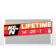 K&N HVAC Filter 14 X 25 X 1 Merv 8 K&N Engineering HVAC Filters