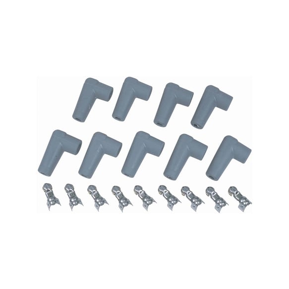 Boot & Terminal Kit 90 Deg Short HEI Gray 8848 MSD Autoparts