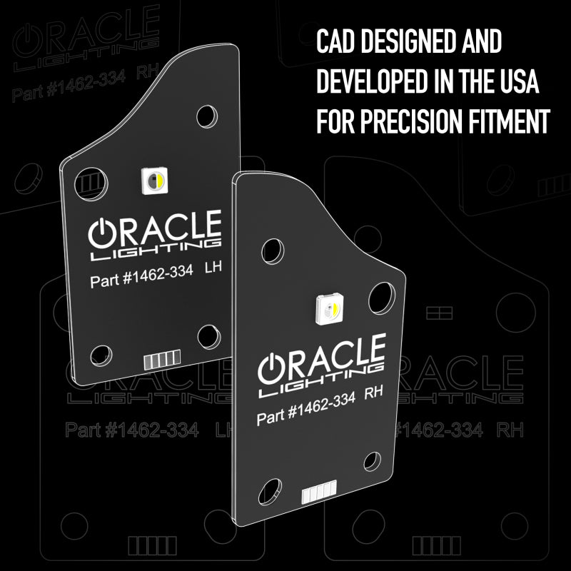 Oracle 21-22 Ford F-150 ColorSHIFT RGB+W Fog Light DRL Upgrade Kit w/ No Controller ORACLE Lighting Headlights