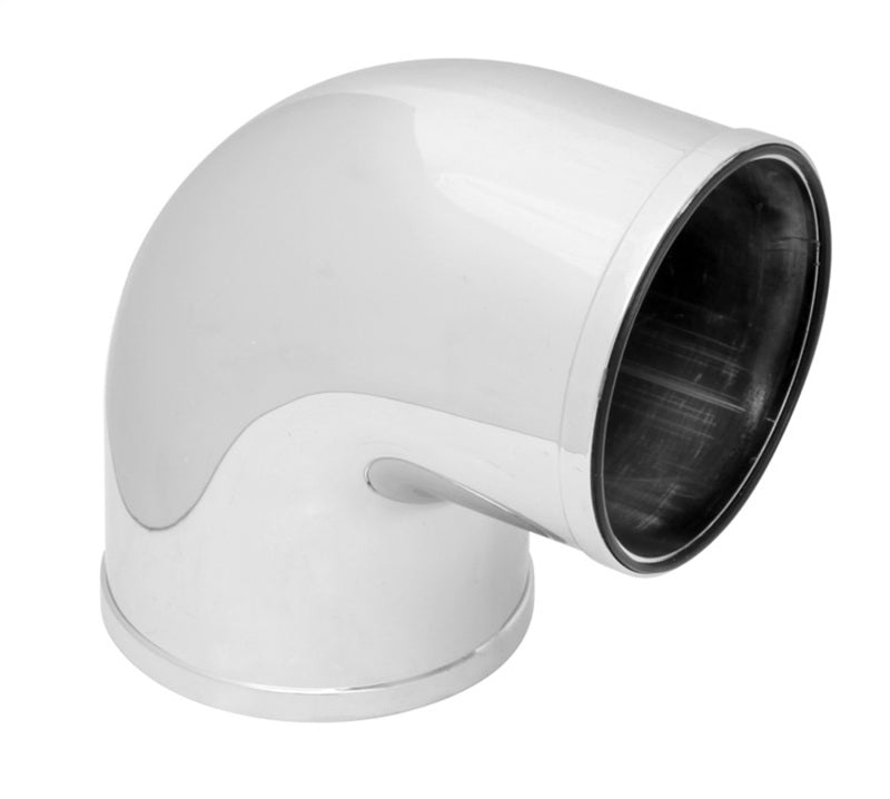 Spectre Universal Intake Elbow Tube (ABS) 3in. OD / 90 Degree - Chrome Spectre Plastic Tubing