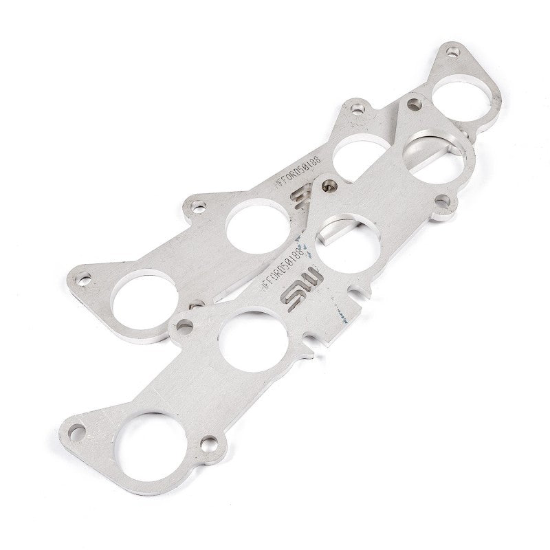 Stainless Works Ford 5.2L/5.0L Coyote Round Port Header 304SS Exhaust Flanges 1-7/8in Primaries Stainless Works Flanges