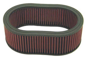 K&N Universal Custom Air Filter - Oval Shape 11.5in Outer Length / 8.125in Outer Width / 4in Height K&N Engineering Air Filters - Direct Fit