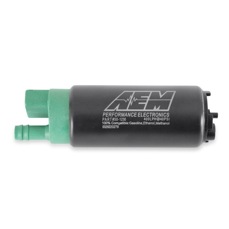 AEM 400 LPH High Flow In-Tank Fuel Pump Kit - Double Barb - Ethanol Compatible AEM Fuel Pumps