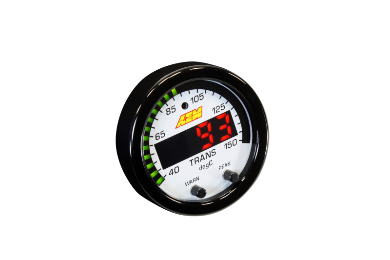 AEM X-Series Temperature 100-300F Gauge Kit (ONLY Black Bezel and Water Temp. Faceplate) AEM Gauges