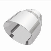 MagnaFlow Tip Stainless Double Wall Round Single Outlet Polished 4.5in DIA 2.5in Inlet 5.75in Length Magnaflow Tips