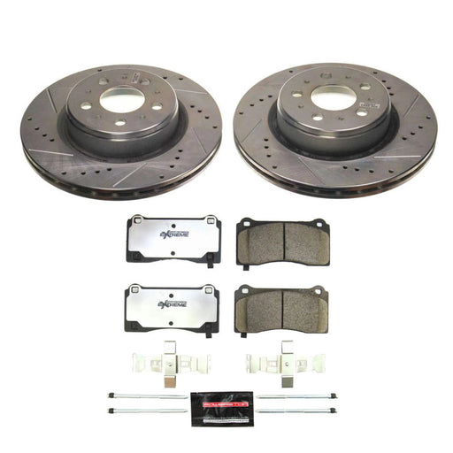 Power Stop 17-21 Tesla 3 Front Z26 Street Brake Kit PowerStop Brake Kits - Performance D&S