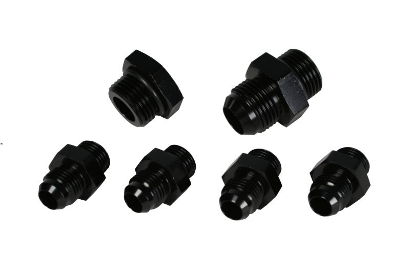 Aeromotive A4 Regulator Fitting Kit (for two (2) carbs) (4) AN-06/(1) AN-10/(1) AN-10 Plug) Aeromotive Fittings