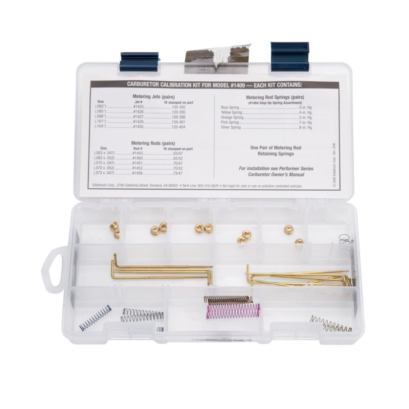 Edelbrock Jet / Rod Kit for 1409 Edelbrock Carburetors