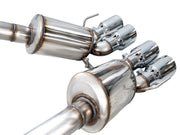 AWE Tuning 09-13 Chevrolet Corvette 6.2L Touring Edition Axle-Back Exhaust w/ Chrome Silver Tips AWE Tuning Axle Back
