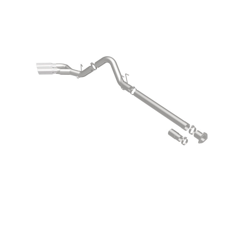 MagnaFlow 08-17 Ford F-250/F-350/F-450 4.6L/6.7 DPF-Back SS 4in Dual Single Passenger Side Rear Exit Magnaflow DPF Back