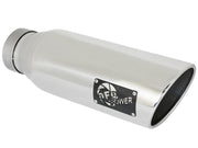 aFe MACH Force-XP 409 SS Exhaust Tip 4in In x 6in Out x 18in L Bolt-On Right aFe Catback