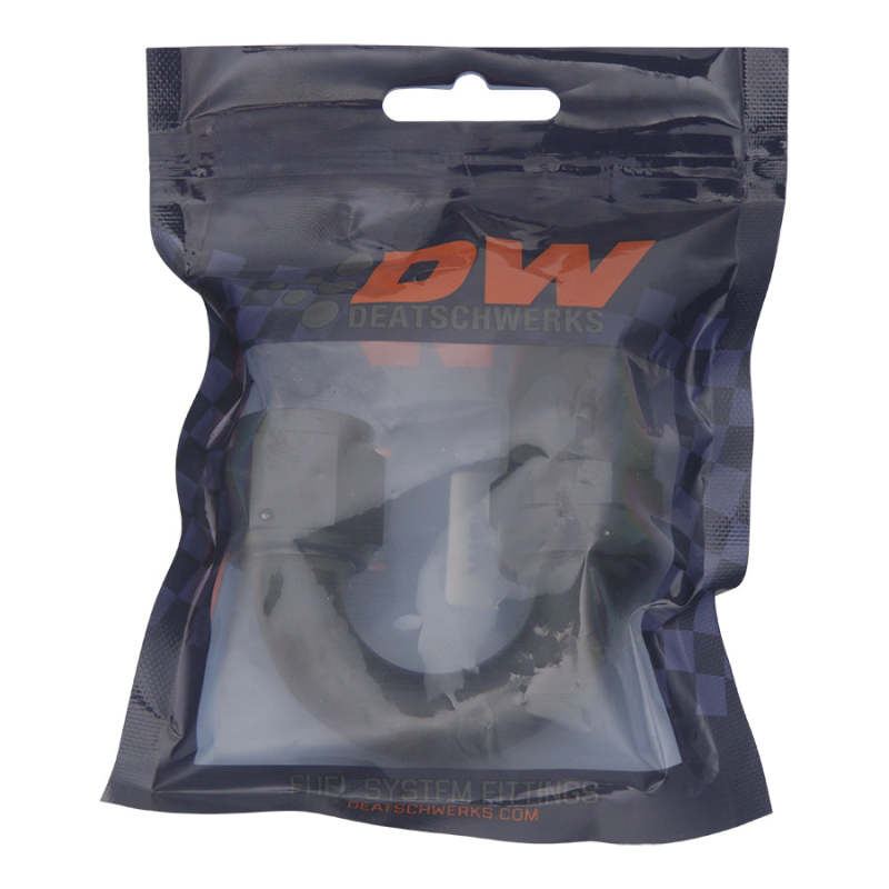 DeatschWerks 10AN Female Flare Swivel 180-Degree Hose End PTFE - Anodized Matte Black DeatschWerks Fittings