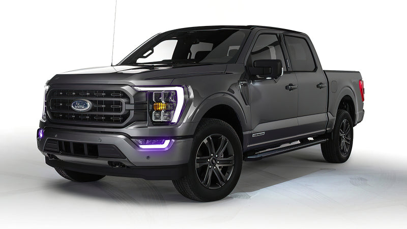 Oracle 21-22 Ford F-150 ColorSHIFT RGB+W Fog Light DRL Upgrade Kit w/ No Controller ORACLE Lighting Headlights
