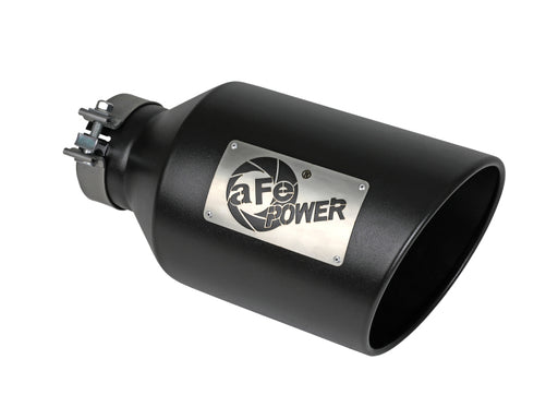 aFe Power MACH Force-Xp 409 Stainless Steel Clamp-on Exhaust Tip Black aFe Tips