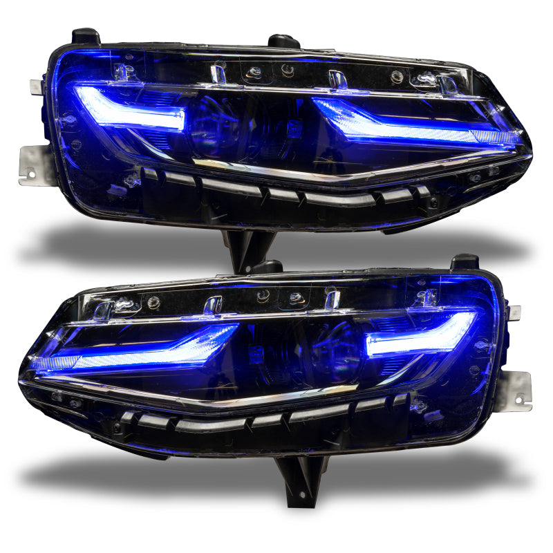 Oracle 19-21 Chevy Camaro LS/LT RGB+A Headlight DRL Kit - ColorSHIFT w/ RF Controller ORACLE Lighting Headlights