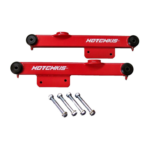 Hotchkis 79-93 Ford Mustang/94-98 Mustang GT/Cobra Lower Trailing Arms - Red Hotchkis Suspension Arms & Components