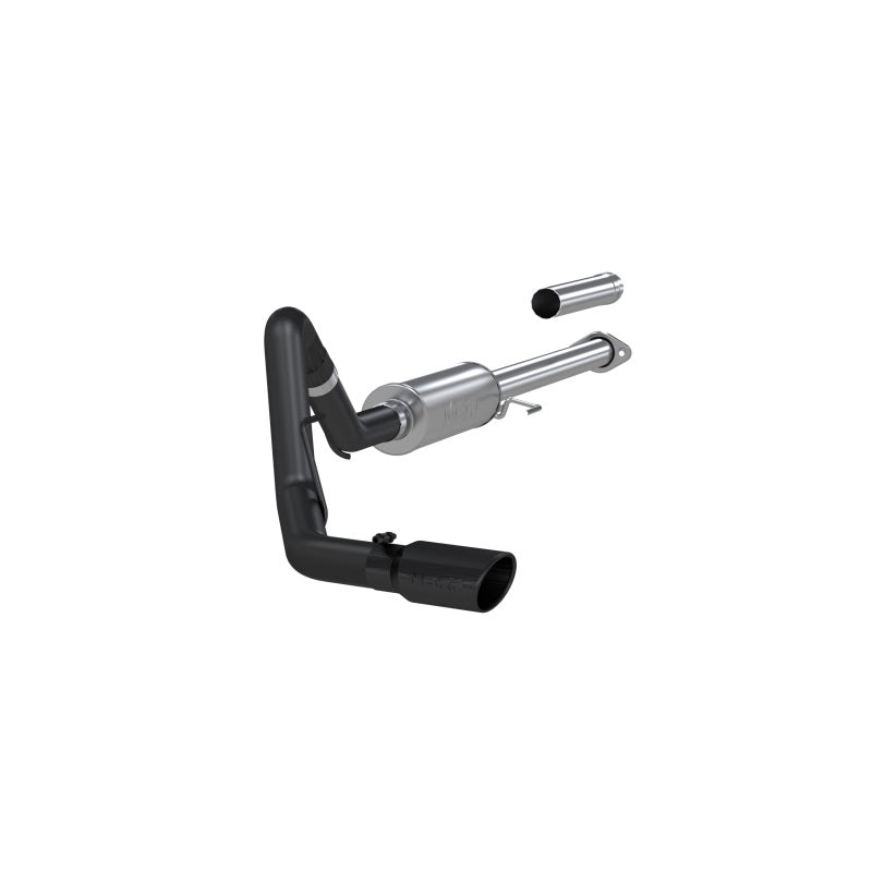 MBRP 2015 Ford F-150 2.7L / 3.5L EcoBoost 3in Cat Back Single Side Black Exhaust System MBRP Catback