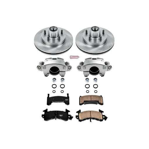 Power Stop 82-87 Buick Regal Front Autospecialty Brake Kit w/Calipers PowerStop Brake Kits - OE