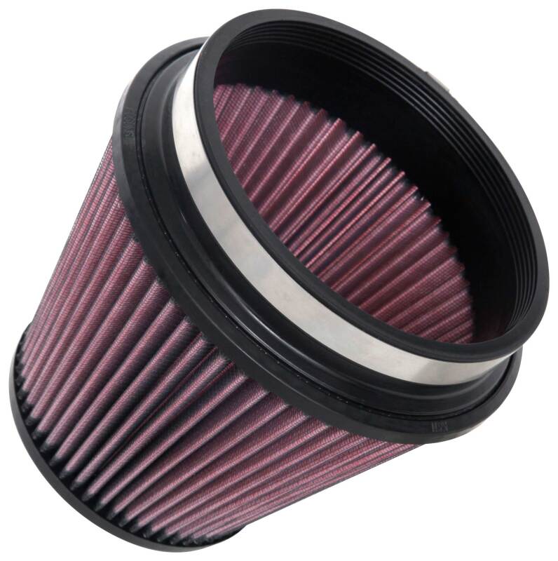 K&N Universal Clamp-On Air Filter 6in FLG / 7-1/2in B / 5in T / 6in H K&N Engineering Air Filters - Universal Fit