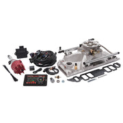 Edelbrock Pro Flo 4 EFI System Seq Port BBC Rect Port 9.8 Deck 775 Max HP 60lb/hr Satin Finish Edelbrock Fuel Injection Control Modules