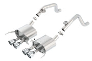 Borla 14-15 Chevy Corvette C7 w/o AFM w/o NPP Atak Rear Section Exhaust Quad Rd RL Tips Borla Catback