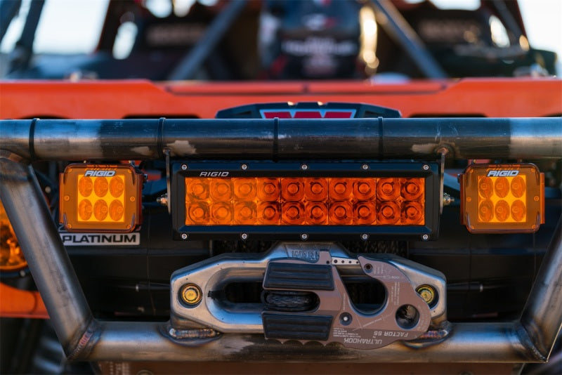Rigid Industries Light Cover for D-Series Amber PRO Rigid Industries Light Bars & Cubes