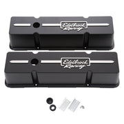 Edelbrock Valve Cover Racing Series Chevrolet 1959-1986 262-400 CI V8 Tall Black Edelbrock Valve Covers