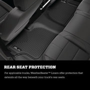 Husky Liners 04-08 Ford f-150 SuperCrew Cab WeatherBeater Front Floor Liner (Black) Husky Liners Floor Mats - Rubber