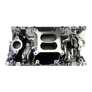 Edelbrock RPM Air-Gap Manifold for Small-Block Chevy Vortec - Chrome Plasma Edelbrock Intake Manifolds