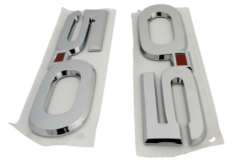 Ford Racing 15-17 Ford Mustang 5.0L Fender Emblem Chrome Ford Racing Other Body Components