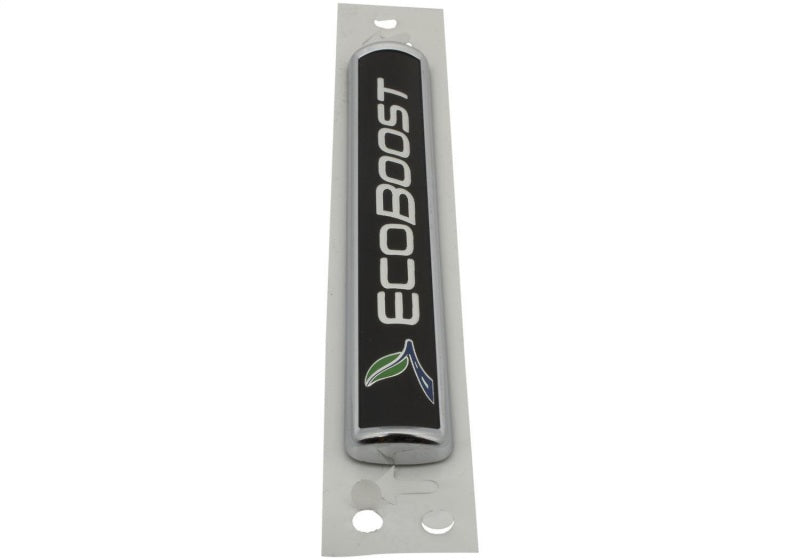 Ford Racing Black/Silver EcoBoost Emblem 3-1/2in x 9/16in - Set of 2 Ford Racing Other Body Components