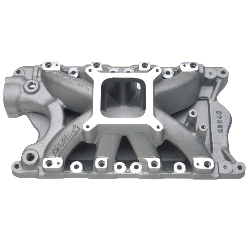 Edelbrock Ford Windsor Super Victor EFI Manifold 9 5In Deck Edelbrock Intake Manifolds